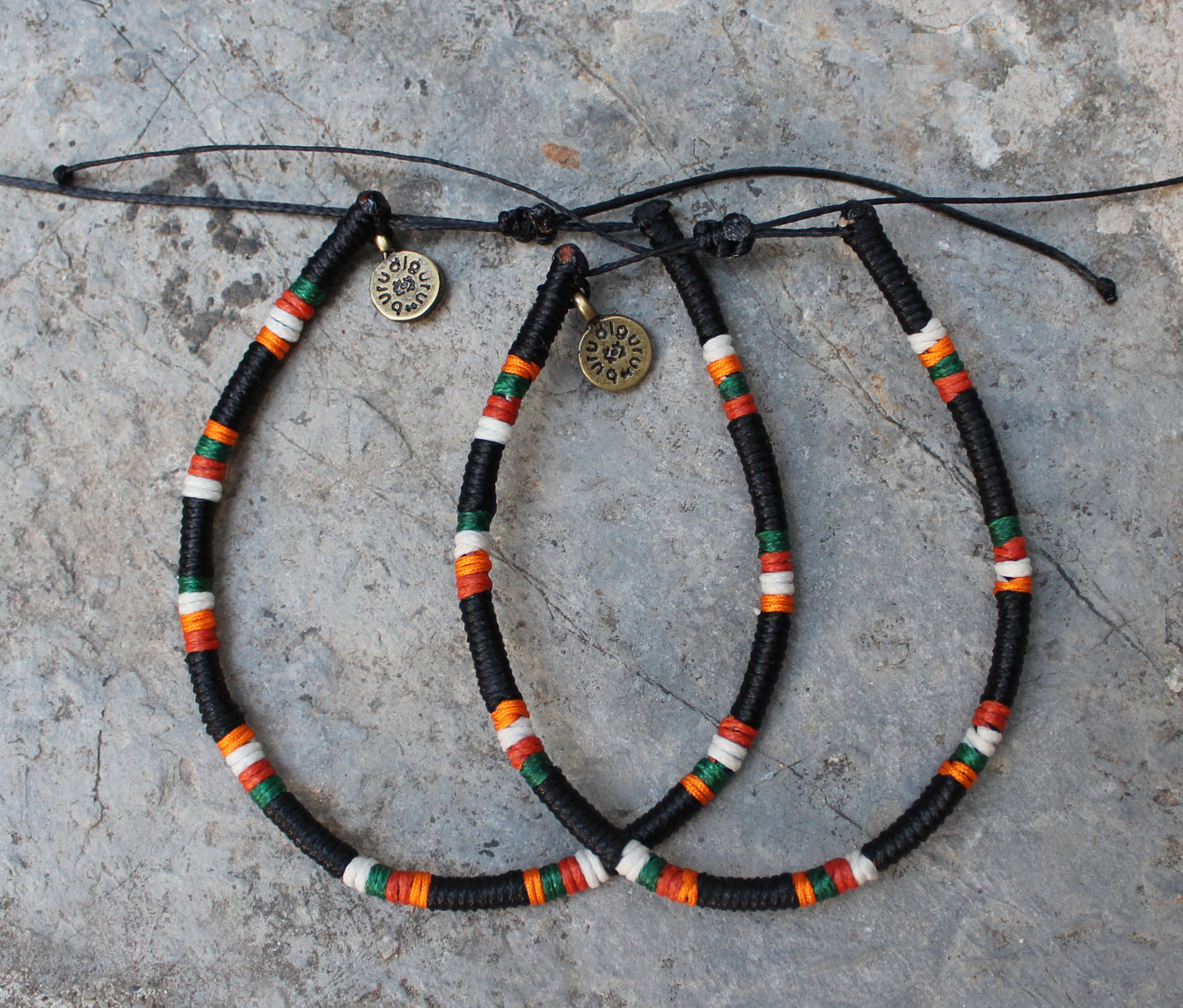 Africana 2 Piece Anklet Set