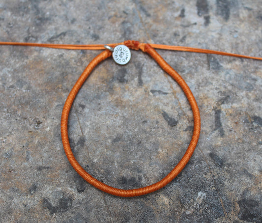 Loop Anklet / Orange