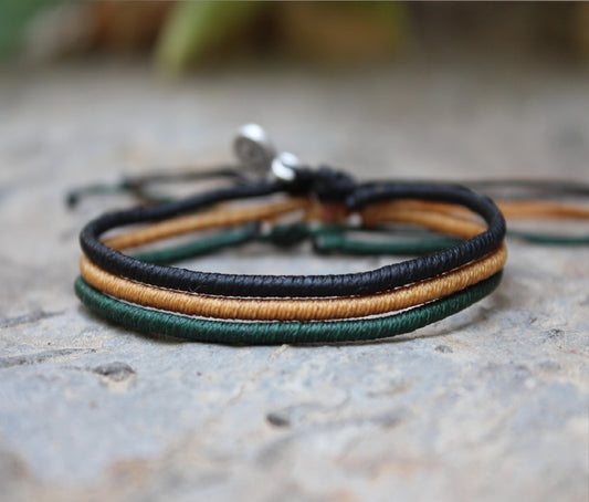 Loop 3 Thin Bracelet Set / Basic 02