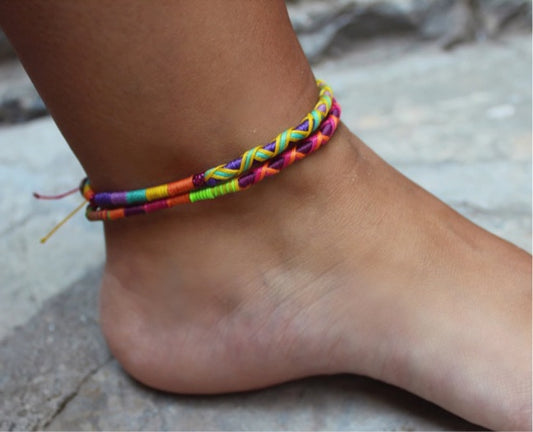 Amare 2 Piece Anklet Set 010