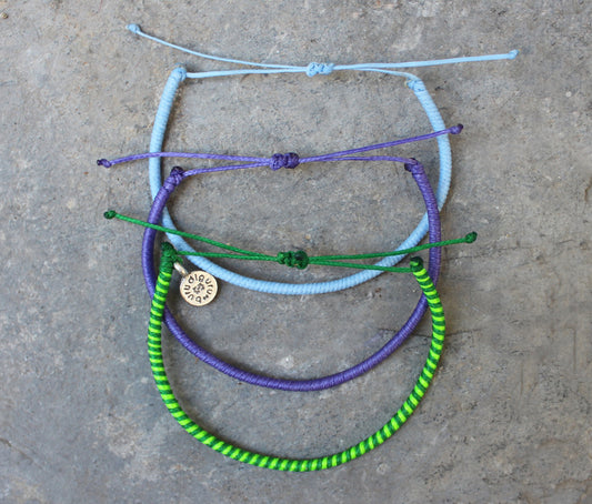 Loop 3-Piece Thin Bracelet Set / Energy