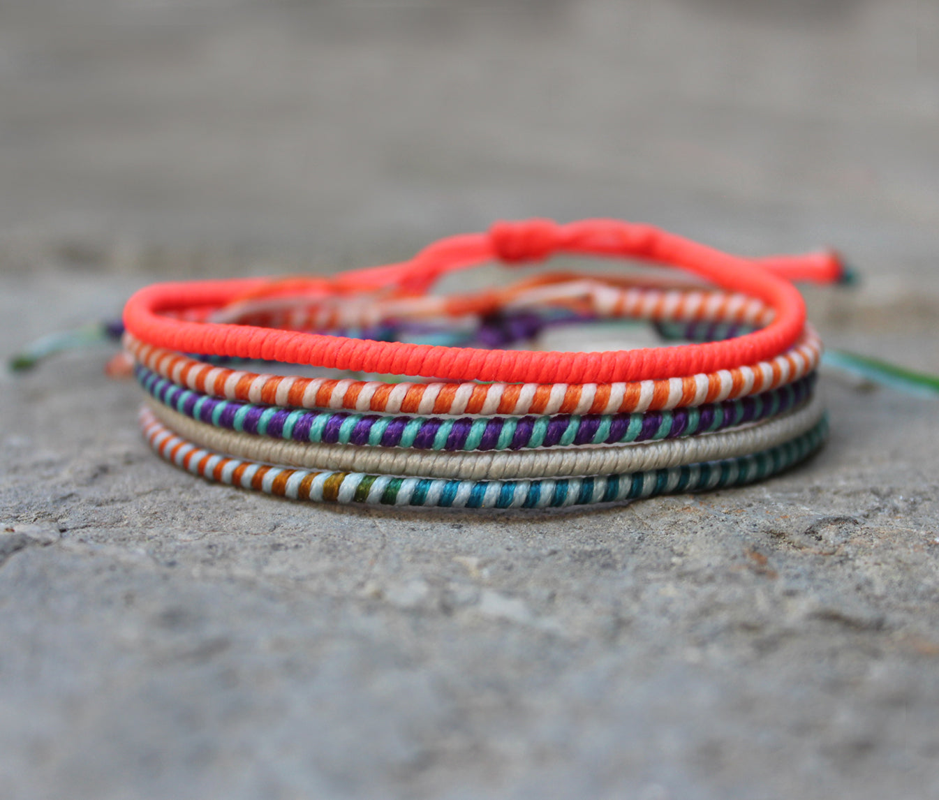 Loop 5 Piece Bracelet Set / Pie