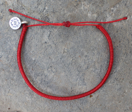 Loop Slim Bracelet 05/ Red