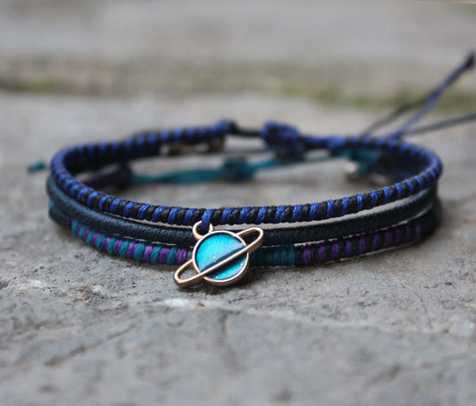 Planet Blue 3-Piece Bracelet Set