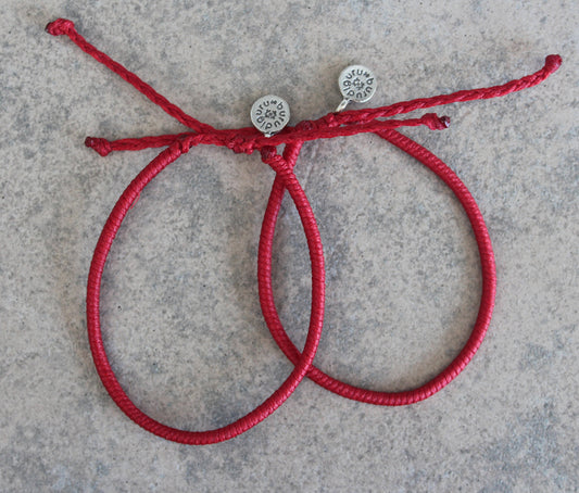 Loop 2 Double Bracelet Basic - Claret Red