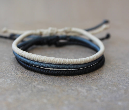 Loop 3 Thin Bracelet Set / Basic