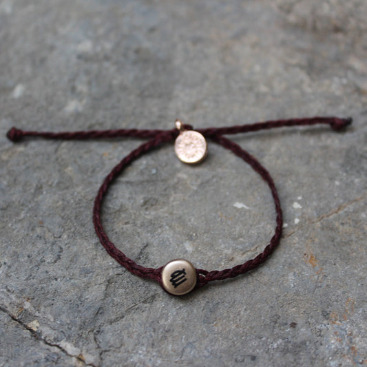 Zodiac Horoscope Bracelet / Claret Red