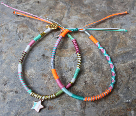 Cosmos 2 Piece Anklet Set 01