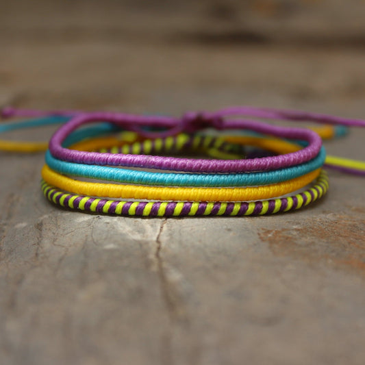 Loop Set of 4 Bracelets/ Circus