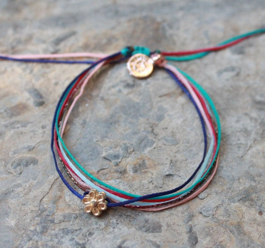 Cordas Bracelet/ Flora