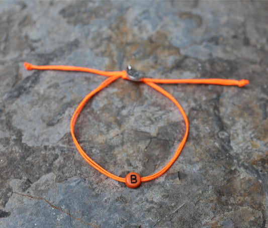 Cordas Letter Bracelet/ Orange